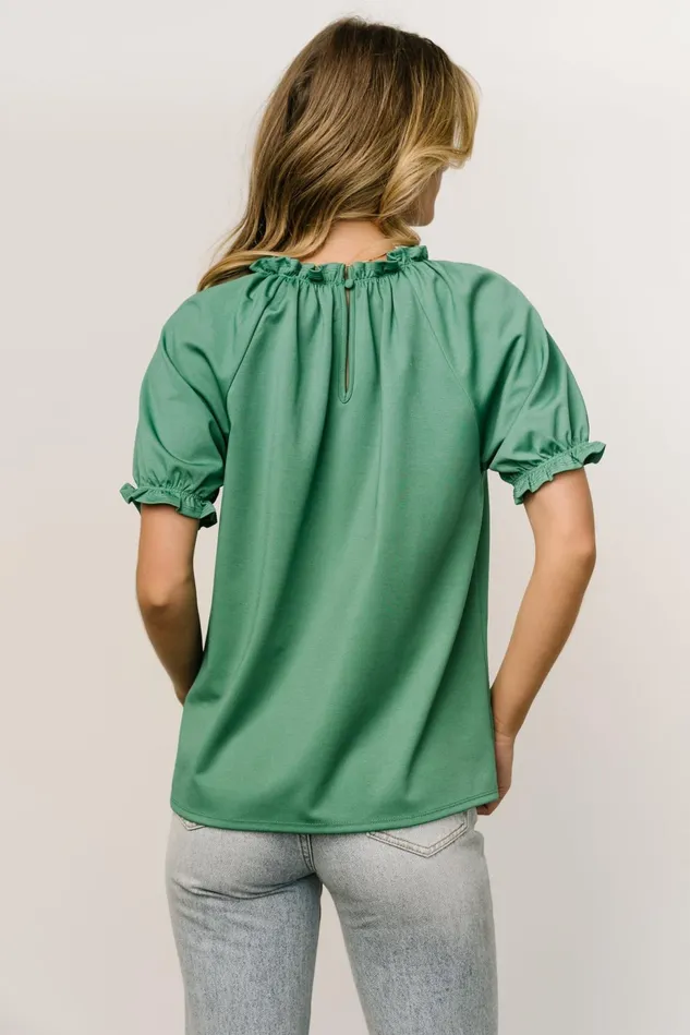 Baltic Born Blouses Shirts Women Vincent Top Green Baltic Born Blouses Shirts Women Vincent Top Green