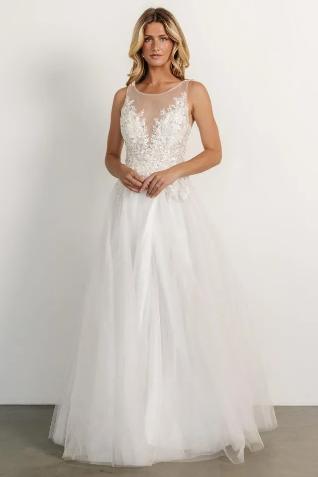 Baltic Born Bridal Women Affection Shimmer Bridal Gown Off White