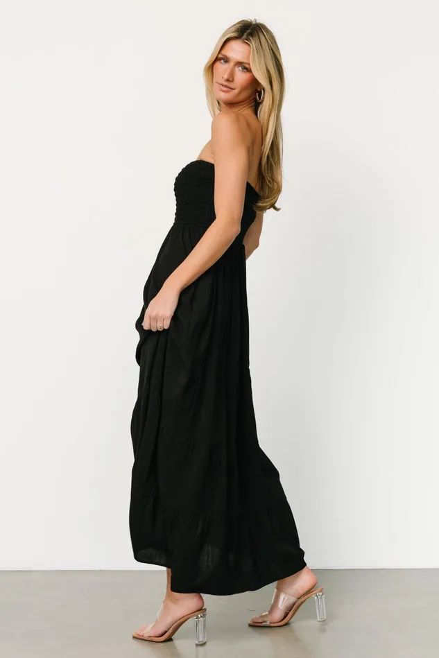 Baltic Born Cover Ups Women Domenica Strapless Maxi Dress Black Baltic Born Cover Ups Women Domenica Strapless Maxi Dress Black