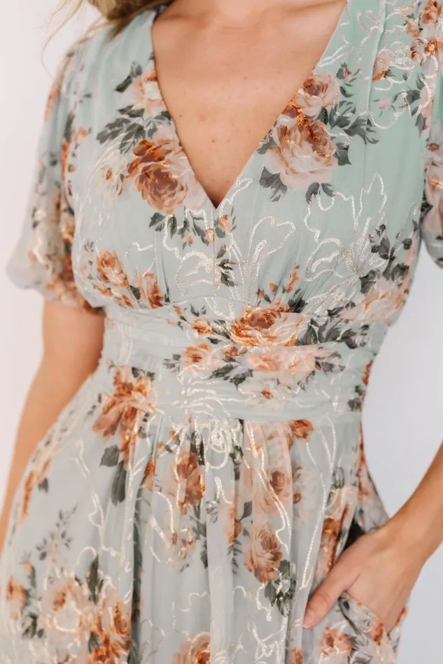 Baltic Born Maxi Dresses Women Ardley Maxi Dress Sage Floral Baltic Born Maxi Dresses Women Ardley Maxi Dress Sage Floral