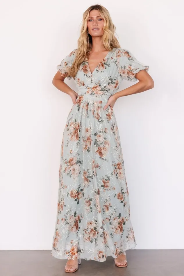 Baltic Born Maxi Dresses Women Ardley Maxi Dress Sage Floral Baltic Born Maxi Dresses Women Ardley Maxi Dress Sage Floral