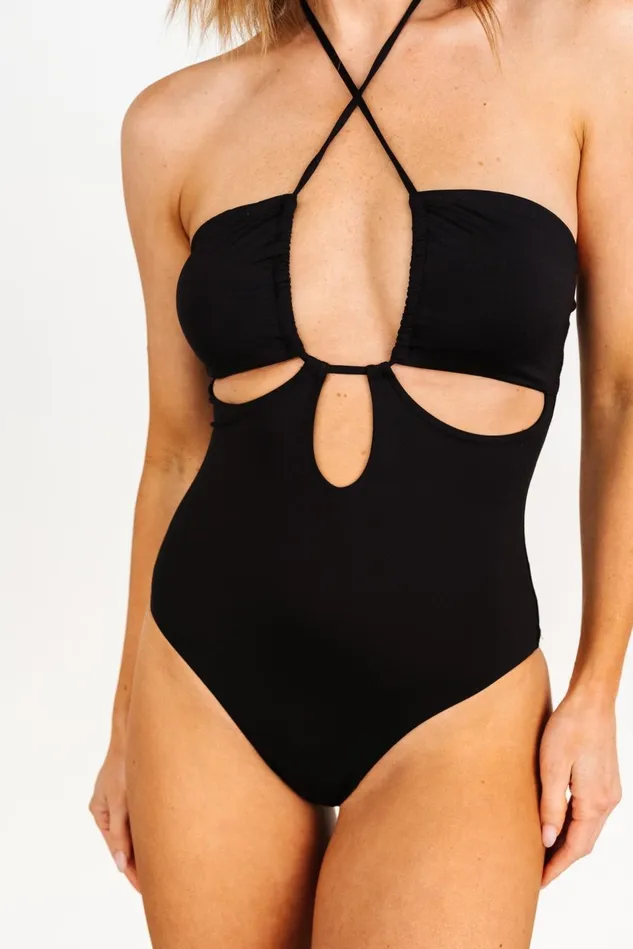 Baltic Born One Piece Women St Tropez Cut Out One Piece Black Baltic Born One Piece Women St Tropez Cut Out One Piece Black