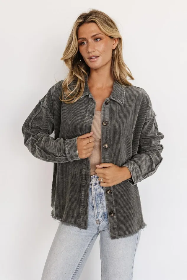 Baltic Born Outerwear Women Wilder Corduroy Jacket Dusty Pine