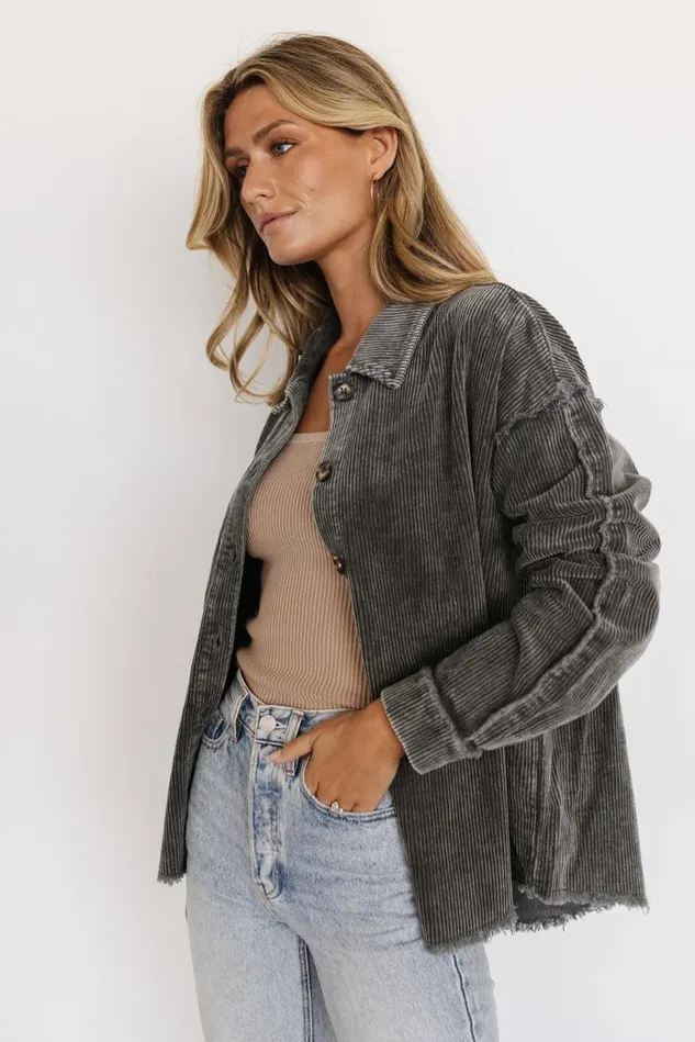 Baltic Born Outerwear Women Wilder Corduroy Jacket Dusty Pine Baltic Born Outerwear Women Wilder Corduroy Jacket Dusty Pine