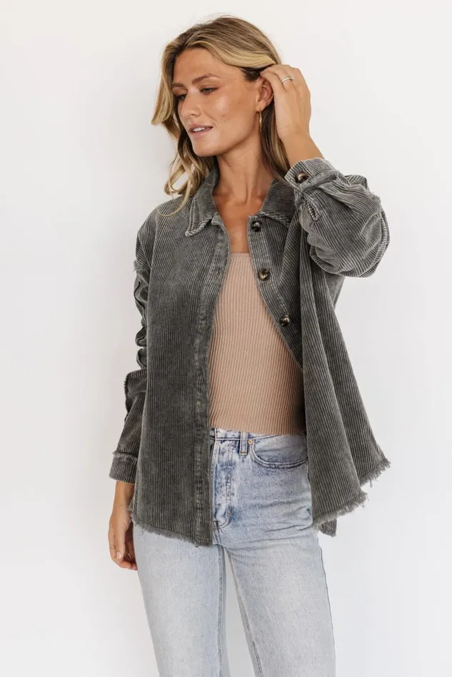 Baltic Born Outerwear Women Wilder Corduroy Jacket Dusty Pine Baltic Born Outerwear Women Wilder Corduroy Jacket Dusty Pine