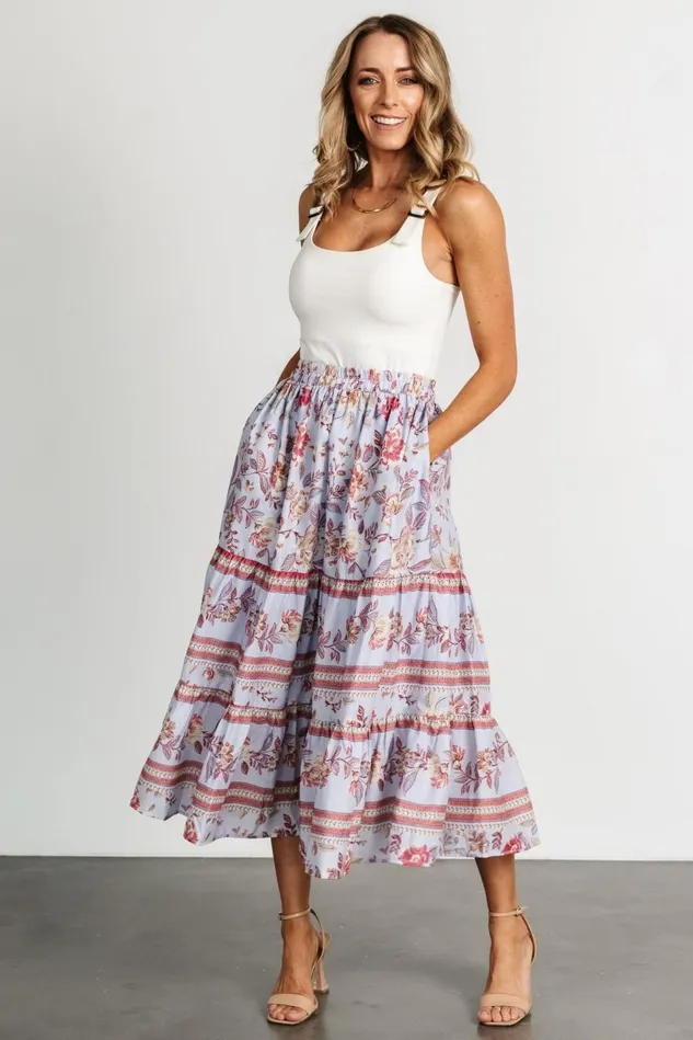 Baltic Born Skirts Women Meg Skirt Periwinkle Multi
