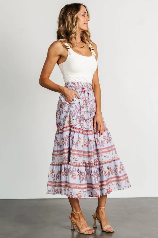 Baltic Born Skirts Women Meg Skirt Periwinkle Multi