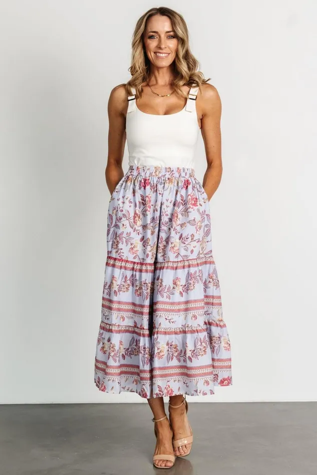 Baltic Born Skirts Women Meg Skirt Periwinkle Multi