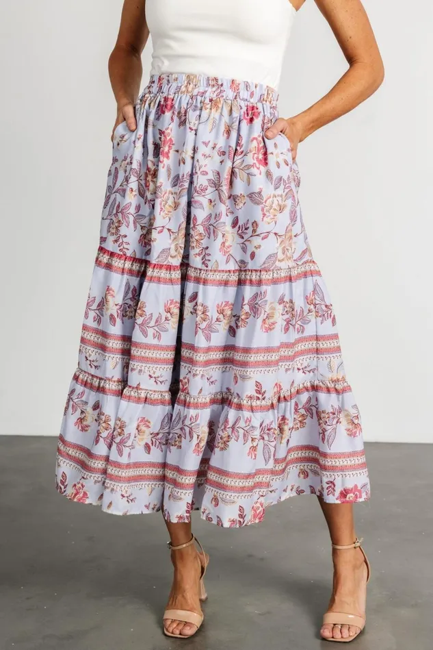 Baltic Born Skirts Women Meg Skirt Periwinkle Multi