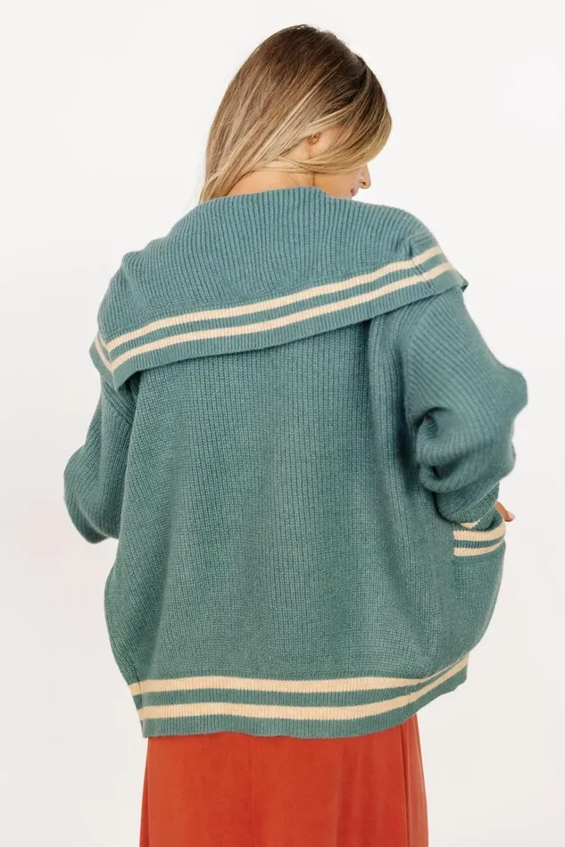 Baltic Born Sweaters Women Corbett Knit Cardigan Jade Baltic Born Sweaters Women Corbett Knit Cardigan Jade