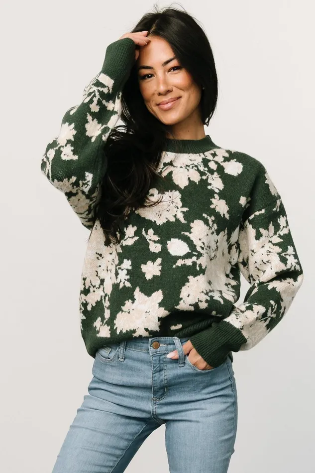 Baltic Born Sweaters Women Legend Sweater Hunter Green Multi