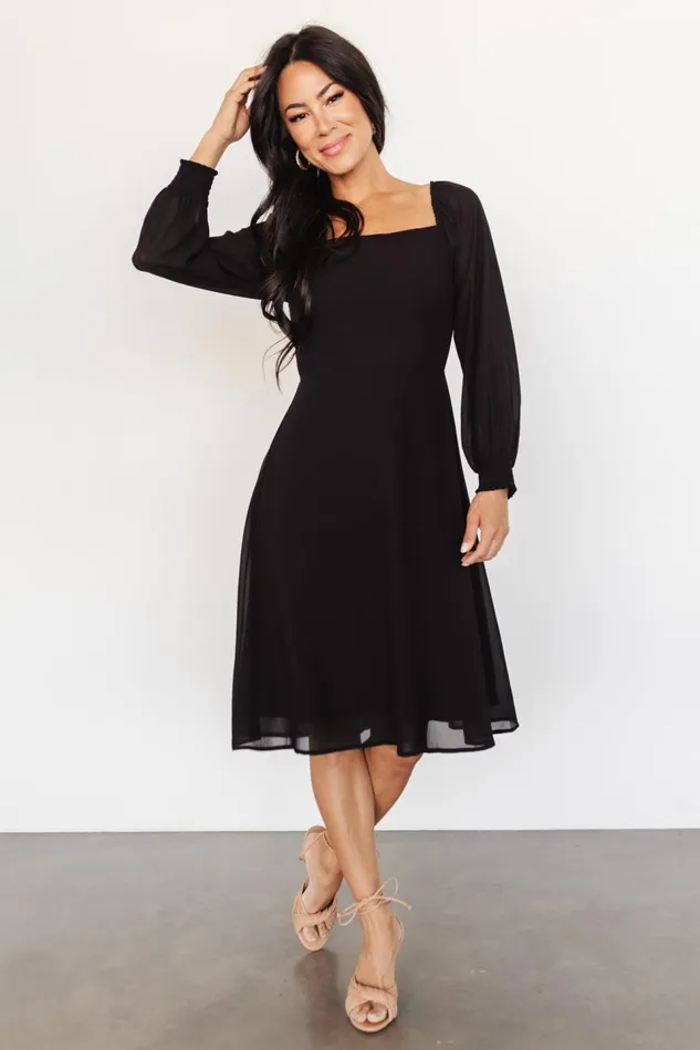 Baltic Born Wedding Guest Women Elise Short Dress Black Baltic Born Wedding Guest Women Elise Short Dress Black