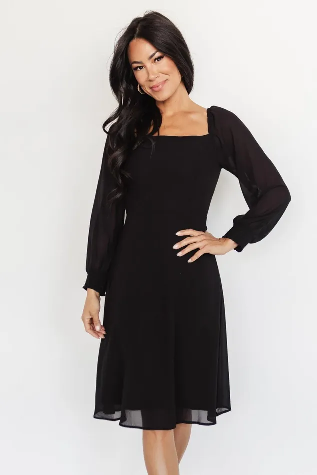 Baltic Born Wedding Guest Women Elise Short Dress Black Baltic Born Wedding Guest Women Elise Short Dress Black