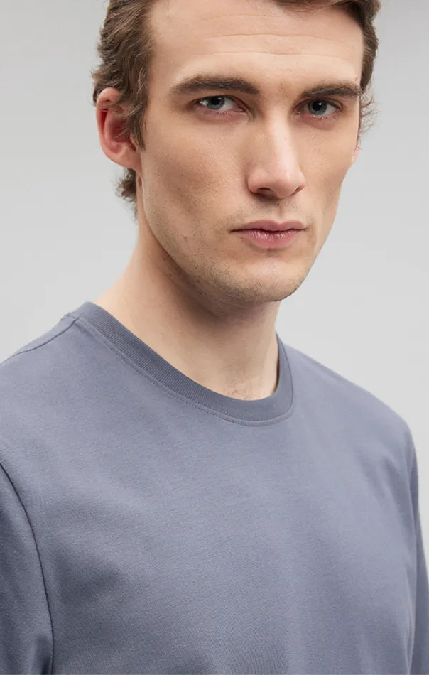 Basic Crew Neck TShirt In Turbulence Men Mavi Jeans TShirts Basic Crew Neck TShirt In Turbulence Men Mavi Jeans TShirts