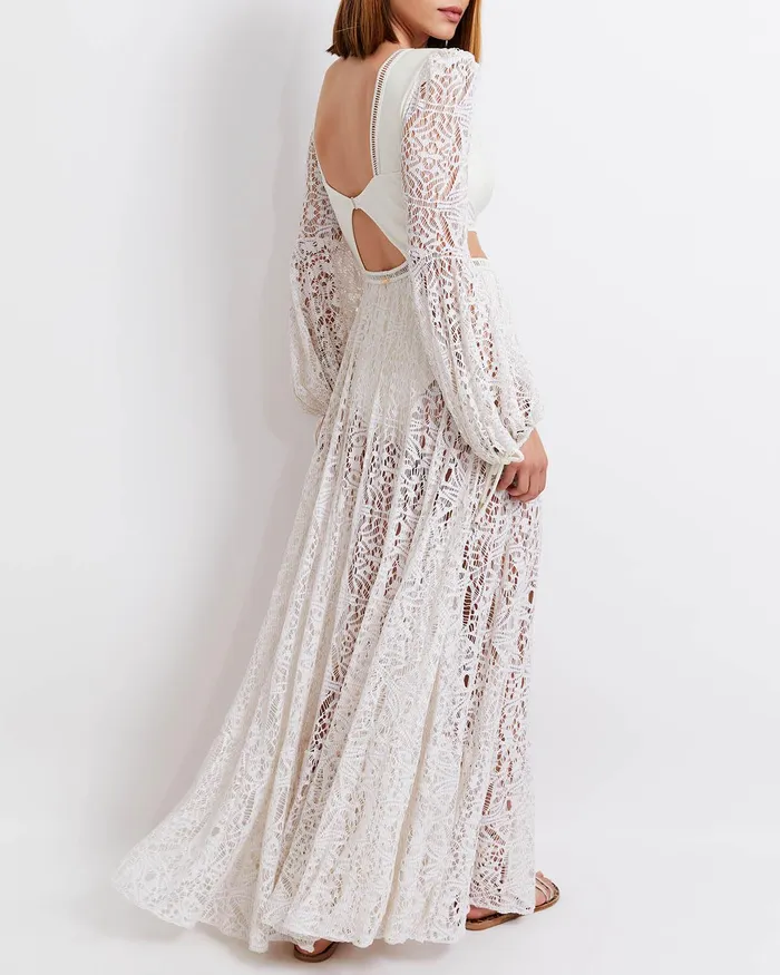 Beach Dresses Women PatBO CutOut Lace Beach Dress X Harrods Exclusive