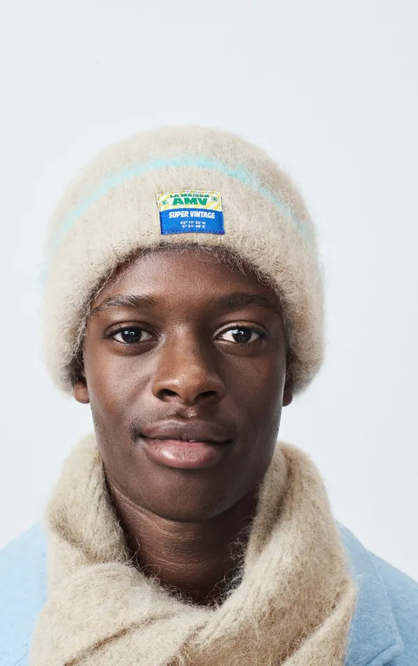 Beanie Bymi Misty Melange WomenMen American Vintage Beanies and Caps Beanie Bymi Misty Melange WomenMen American Vintage Beanies and Caps