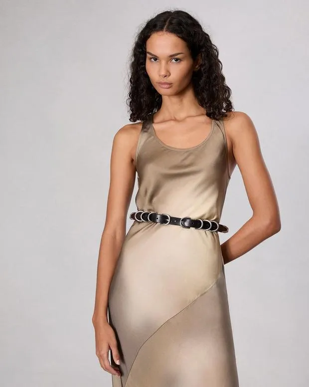 Belts Women Rag and Bone Spire Double Buckle Belt Black