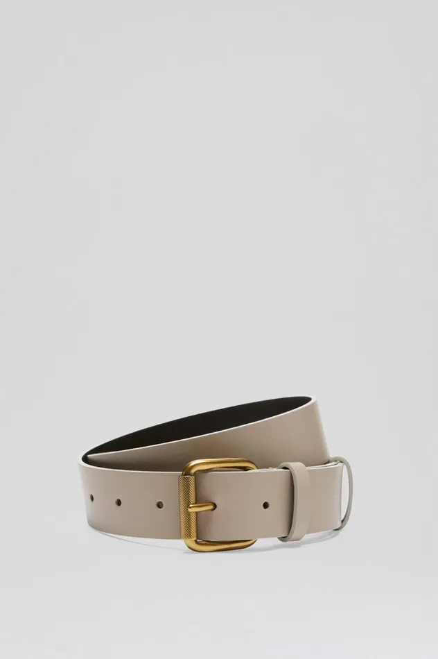 Belts Women Scanlan Theodore ROLLER BUCKLE BELT 3 Nude Belts Women Scanlan Theodore ROLLER BUCKLE BELT 3 Nude