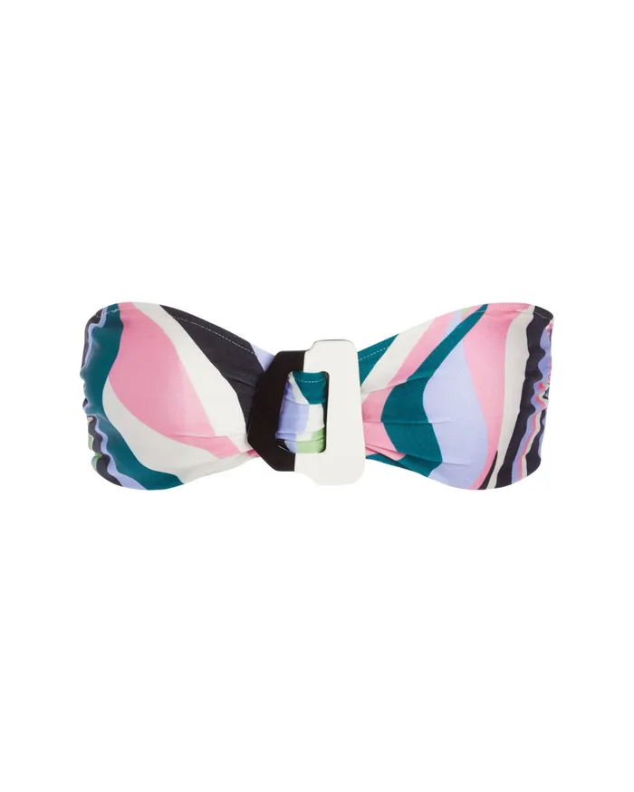 Bikinis Women PatBO DELOS BANDEAU BIKINI TOP