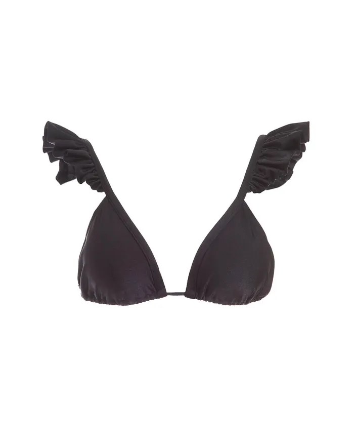 Bikinis Women PatBO RUFFLE STRING BIKINI TOP FINAL SALE