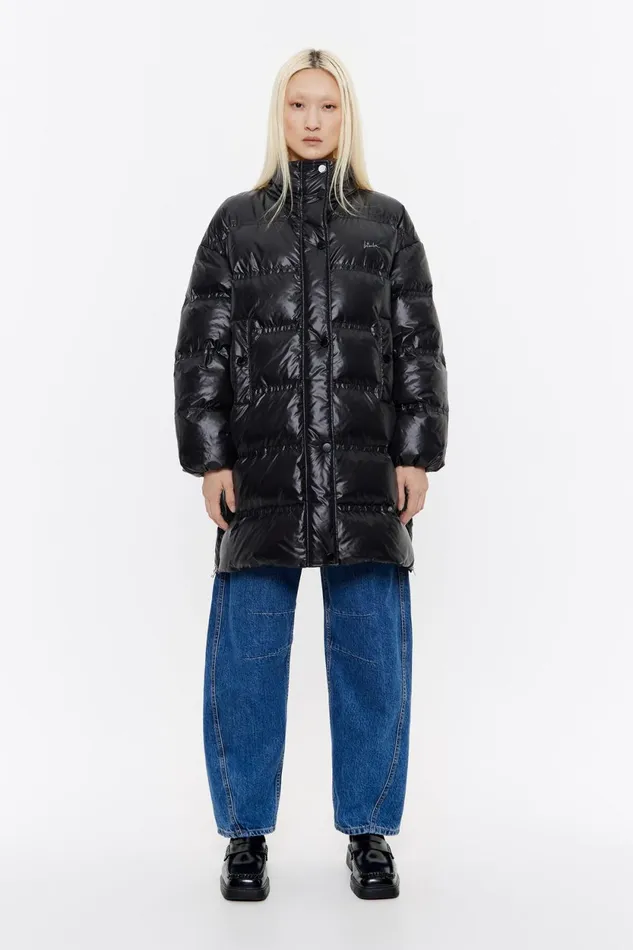 Black Aline Down Jacket Black Women Bimba Y Lola Puffer Jackets