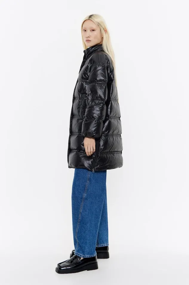 Black Aline Down Jacket Black Women Bimba Y Lola Puffer Jackets