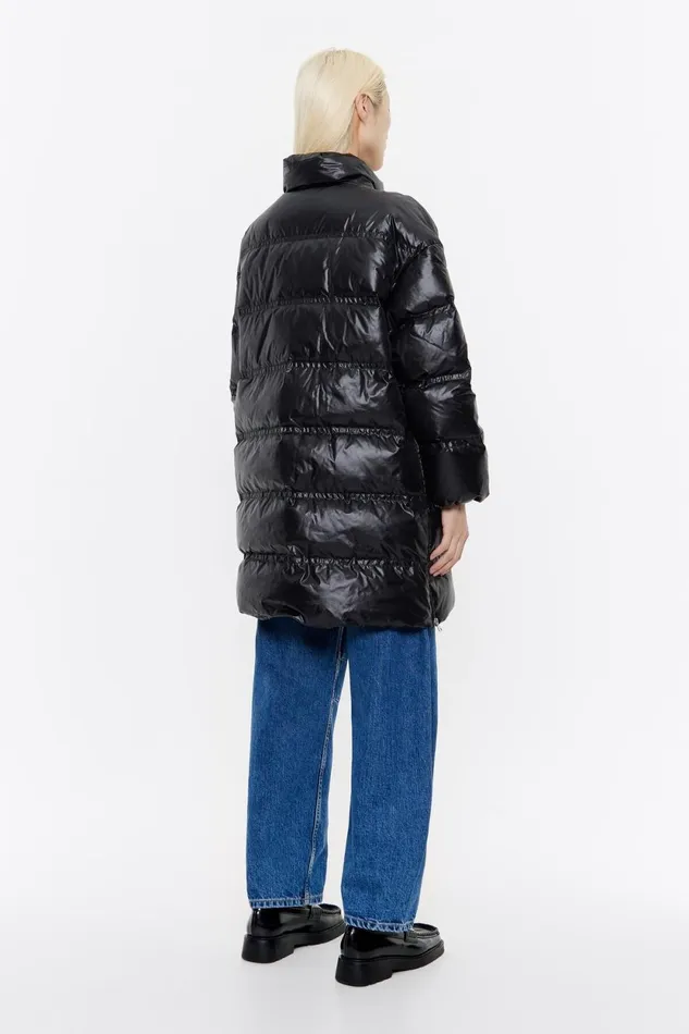 Black Aline Down Jacket Black Women Bimba Y Lola Puffer Jackets