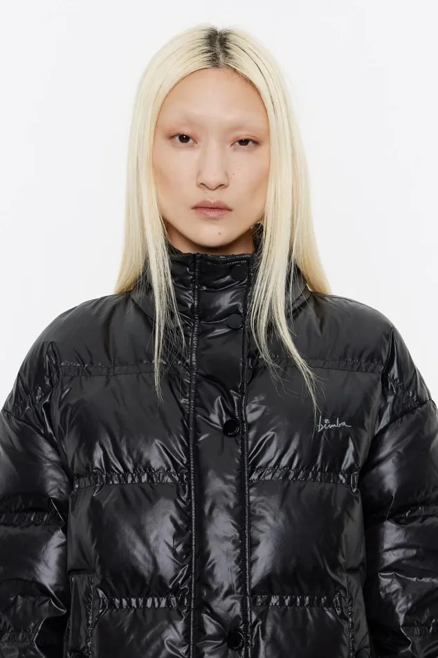 Black Aline Down Jacket Black Women Bimba Y Lola Puffer Jackets