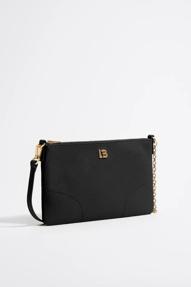 Black Leather Mini Crossbody Bag Black Women Bimba Y Lola Mini Bags