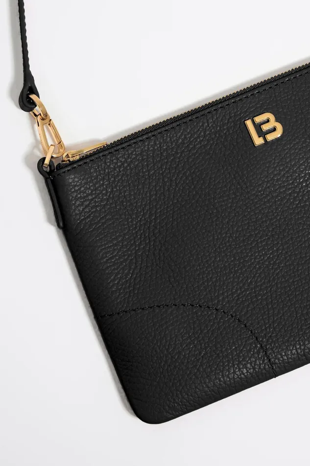 Black Leather Mini Crossbody Bag Black Women Bimba Y Lola Mini Bags