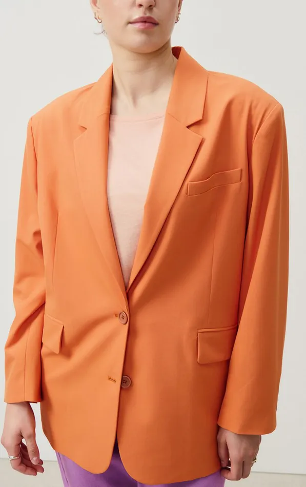 Blazer Kabird Apricot Women American Vintage Jackets and Blazers Blazer Kabird Apricot Women American Vintage Jackets and Blazers