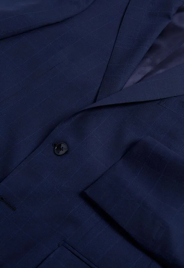 Blazers and Jackets Mens Paulstuart Navy Plaid Summer Jacket Navy Blazers and Jackets Mens Paulstuart Navy Plaid Summer Jacket Navy