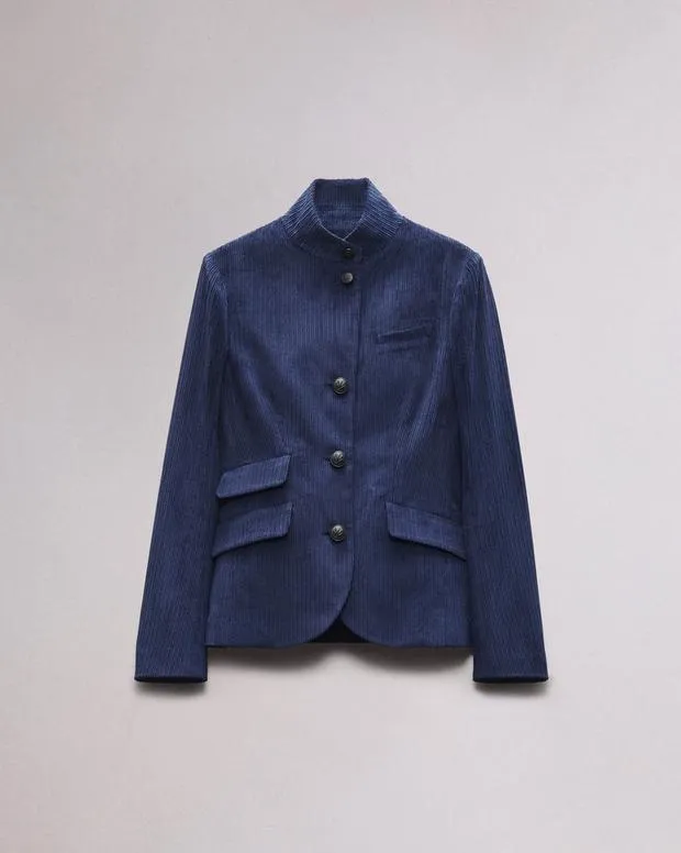 Blazers and Vests Women Rag and Bone Slade Corduroy Blazer Navy