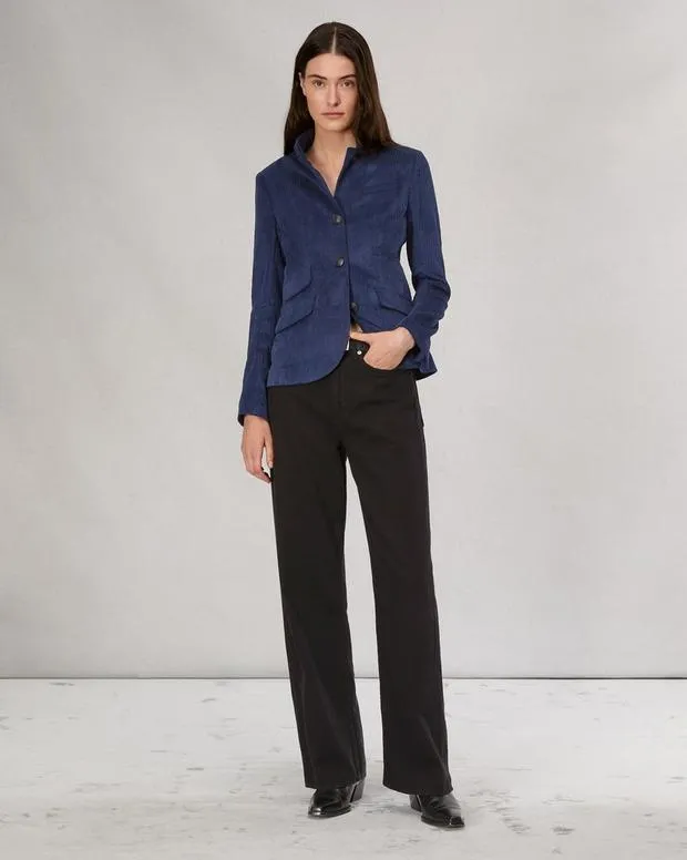 Blazers and Vests Women Rag and Bone Slade Corduroy Blazer Navy