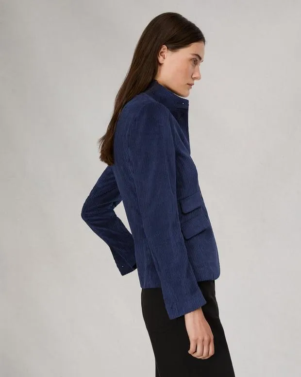 Blazers and Vests Women Rag and Bone Slade Corduroy Blazer Navy