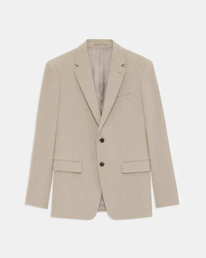 Blazers Jackets Men Theory Chambers Blazer In Neoteric Twill Bark Blazers Jackets Men Theory Chambers Blazer In Neoteric Twill Bark