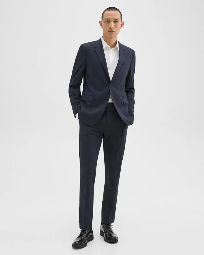 Blazers Jackets Men Theory Chambers Blazer In Stretch Wool Navy Blazers Jackets Men Theory Chambers Blazer In Stretch Wool Navy