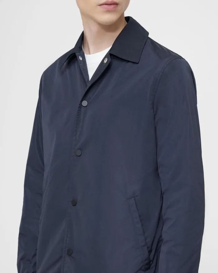 Blazers Jackets Men Theory Coach039s Jacket In Nylon Baltic