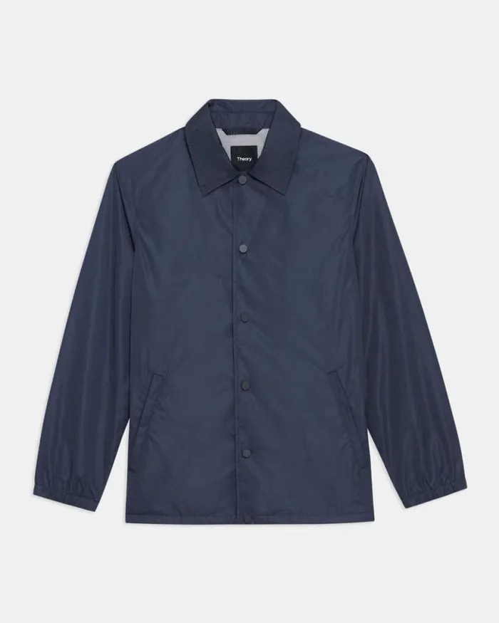 Blazers Jackets Men Theory Coach039s Jacket In Nylon Baltic