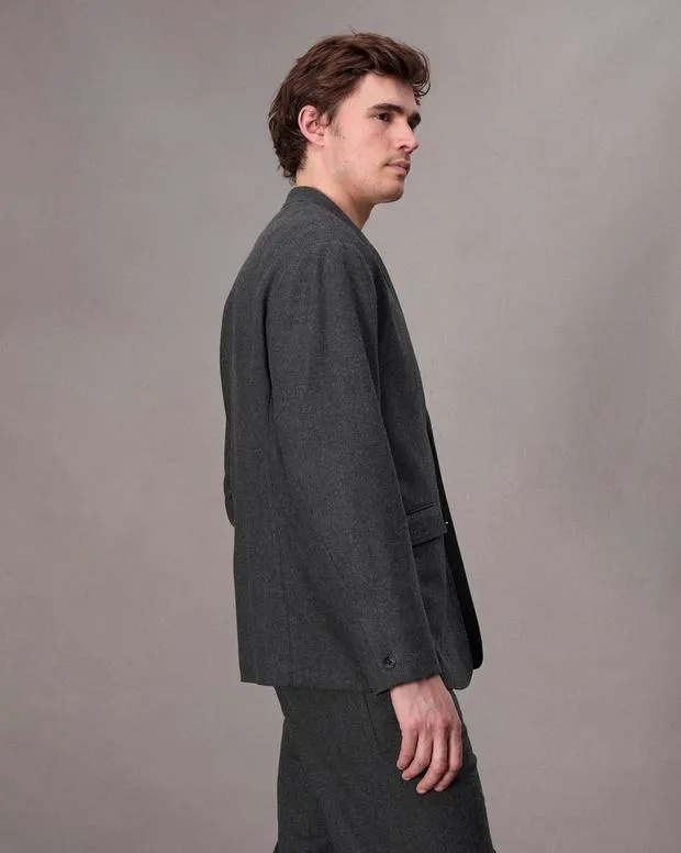 Blazers Men Rag and Bone Shift Flannel Blazer Heather Grey