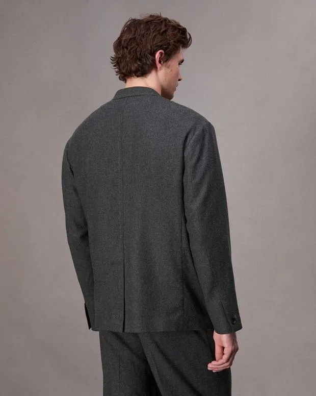 Blazers Men Rag and Bone Shift Flannel Blazer Heather Grey
