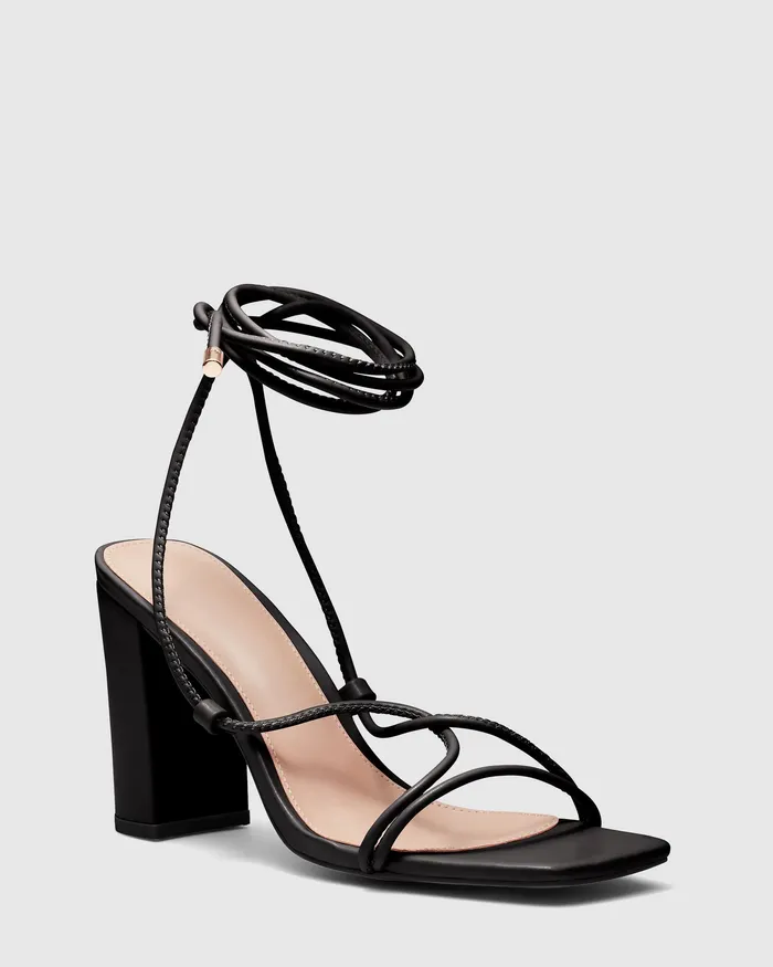 Block Heels NOVO Shoes Women ZACHI BLACK Block Heels NOVO Shoes Women ZACHI BLACK