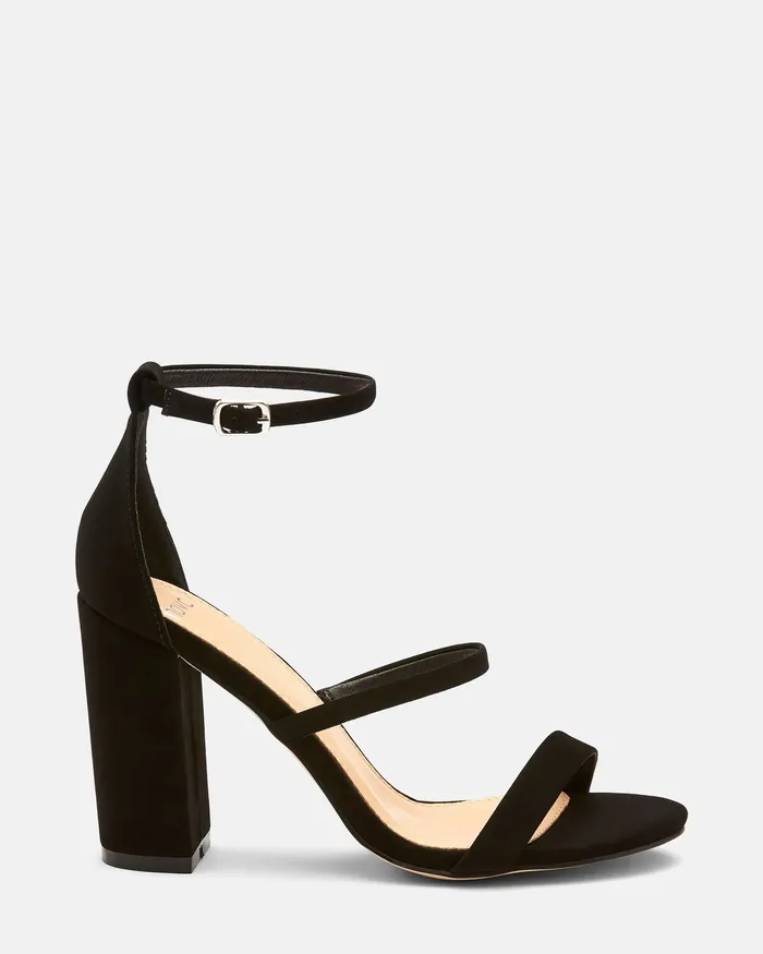 Block Heels Women NOVO Shoes MONTAGUE BLACK Block Heels