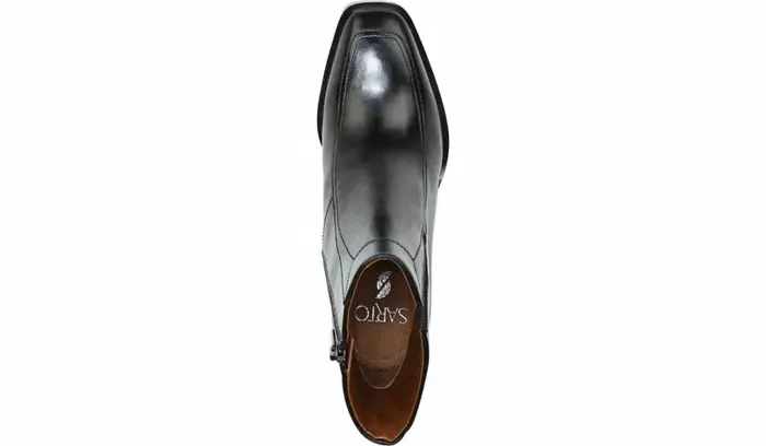 Booties Women Franco Sarto Sarto Romana Block Heel Bootie Black Leather