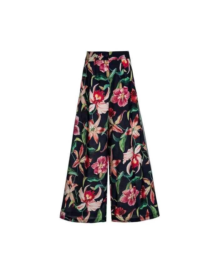 Bottoms Women PatBO Laelia Wide Leg Pant FINAL SALE