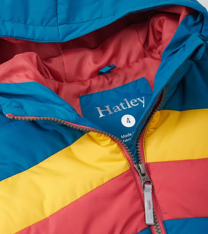 Boys Aspen Colour Block Puffer Jacket Hatley