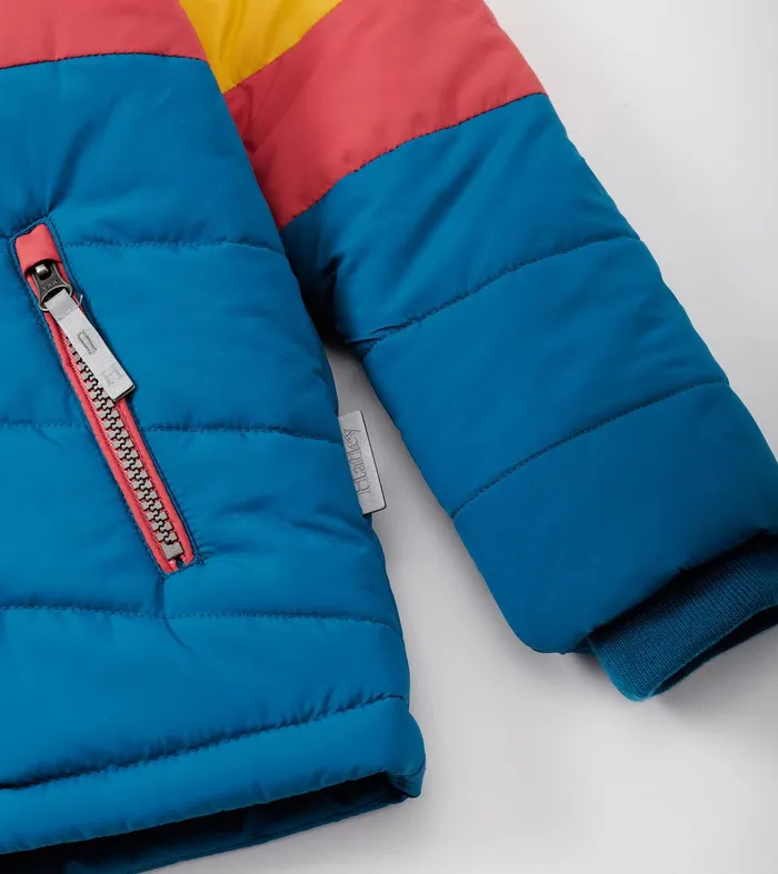 Boys Aspen Colour Block Puffer Jacket Hatley