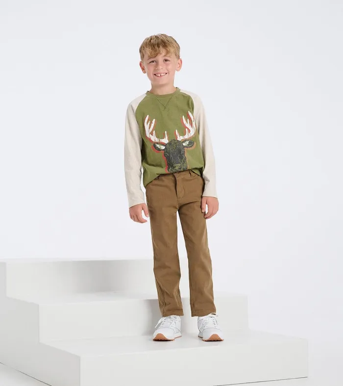 Boys Khaki Twill Pants Hatley