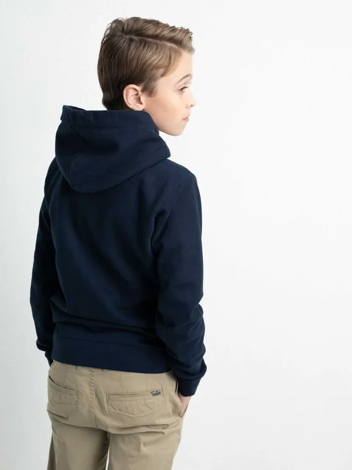 Boys Knits and Sweats Petrol Industries Hoodie With Logo Artwork Midnight Navy
