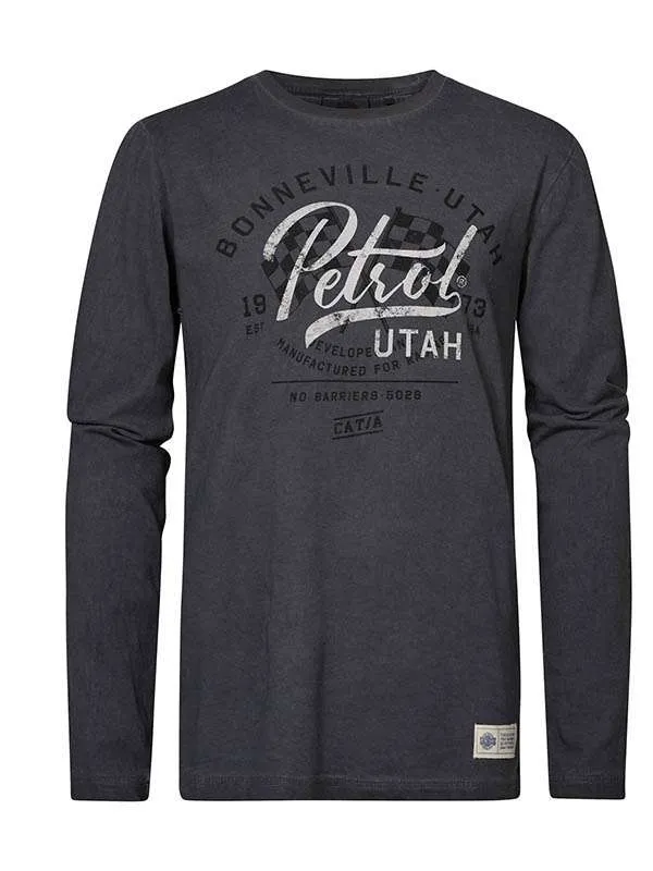 Boys TShirts Petrol Industries Artwork TShirt Raven Grey